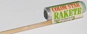 DDR Rakete mit farbiger Sternenfüllung Color Star Rakete