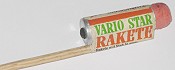 Vario Star Rakete mit bunter Füllung DDR Variorakete